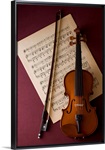 Violin with sheet music