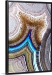 Geode with Bright Aqua Blue