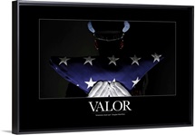 Military Motivational Poster: Valor