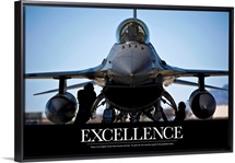 Motivational Poster: Air Force Poster: U.S. Air Force crew chiefs do pre-flight checks