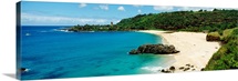 Hawaii, Oahu, Waimea Bay, View Of Beach And Ocean