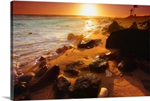 Rocky Shoreline, Hawaii, Usa