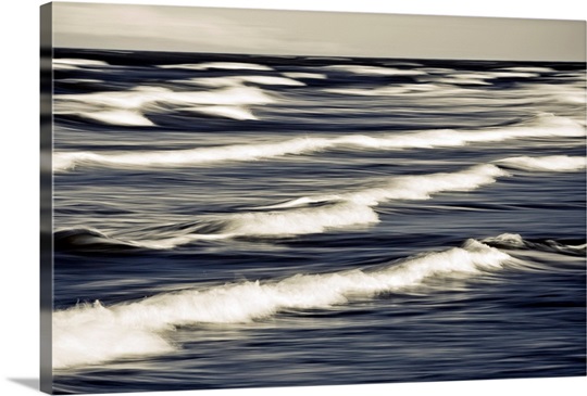 Surf Patterns at Anchor Point in South Central Alaska