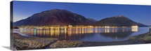 View of downtown Juneau from Douglas Island, Southeast Alaska, Summer