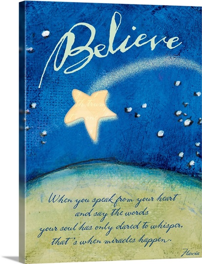 Believe Inspirational Print