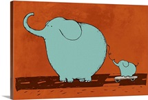 Skateboard Elephant