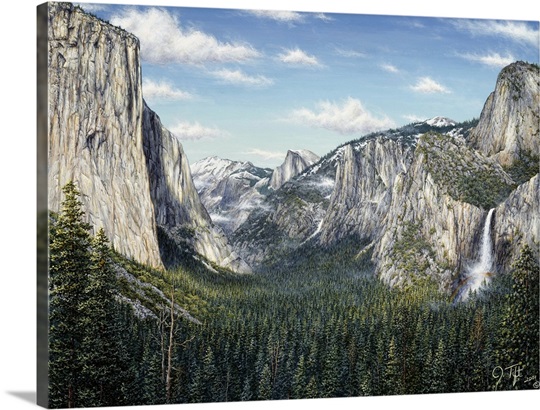 Yosemite Valley Photo Canvas Print Great Big Canvas