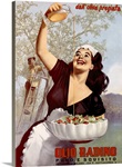 Olio Radino,Vintage Poster, by Gino Boccasile
