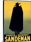Porto &amp; Sherry Sandeman,Vintage Poster, by George Massiot