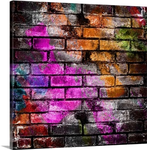 brick wall graffiti