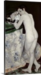 A Boy with a Cat, 1868 (oil on canvas)