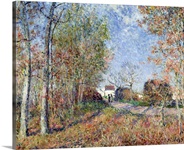 A Corner of the Woods at Sablons, 1883 (oil on canvas)
