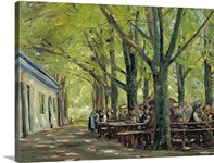 A Country Brasserie, Brannenburg, Bavaria, 1894 (oil on canvas)