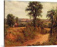 A Lane near Dedham, c.1802 (oil on canvas)