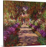 A Pathway in Monets Garden, Giverny, 1902