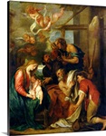 Adoration of the Shepherds (oil on canvas)