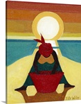 African Sunset, 2009 (oil on canvas)