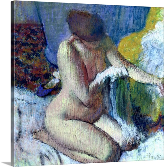 After the Bath, 1895 (pastel on mounted paper)