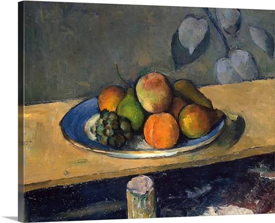 Apples, Pears and Grapes, c.1879 (oil on canvas)