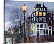At Dusk, Amsterdam, 1999 (oil on canvas)