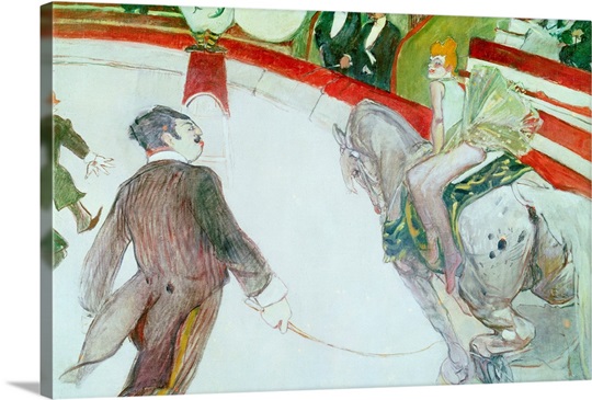At the Circus Fernando: The Ringmaster, 1887 88 (oil on canvas)