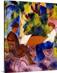At the Garden Table, 1914 (oil on canvas)