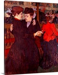 At the Moulin Rouge: The Two Waltzers, 1892 (board)