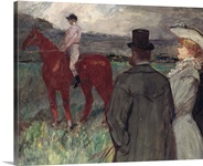 At the Racecourse, 1899 (oil on canvas)