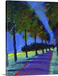 Avenue, 2008 (acrylic on board)