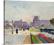 Avenue Paul Deroulede, Tuileries, Paris (oil on canvas)