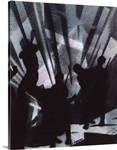 Bad Jazz, 1968 (spray paint on board)