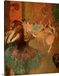 Ballet Scene (pastel on canvas)