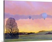 Balloon Race, 2004 (oil on canvas)