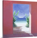 Banana Palms, 2005 (acrylic on canvas)