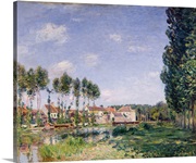 Banks of the Loing, Moret, 1892 (oil on canvas)