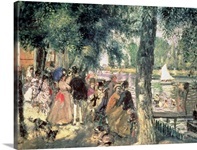Bathing on the Seine or, La Grenouillere, c.1869 (oil on canvas)