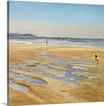 Beach Strollers (oil on canvas)