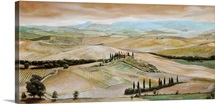 Belvedere, Tuscany, 2001 (oil on canvas)