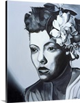 Billie Holiday (1915-59) (oil on canvas)
