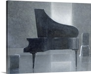 Black piano, 2004 (acrylic on paper)