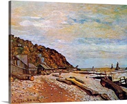 Boatyard near Honfleur, 1864 (oil on canvas)