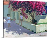 Bouganvillaea, Zante, 1999 (oil on canvas)