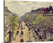 Boulevard Montmartre, Spring, 1897 (oil on canvas)