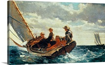 Breezing Up (A Fair Wind) 1873-76 (oil on canvas)