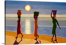 By the Beach, 2007 (oil on canvas)