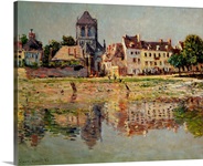 By the River at Vernon, 1883 (oil on canvas)