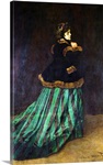 Camille, or The Woman in the Green Dress, 1866 (oil on canvas)