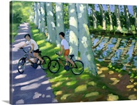 Canal du Midi, France (oil on canvas)