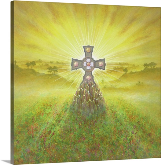 Celtic Cross (acrylic on canvas)