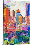 Central Park West, 2011 (w/c on paper)